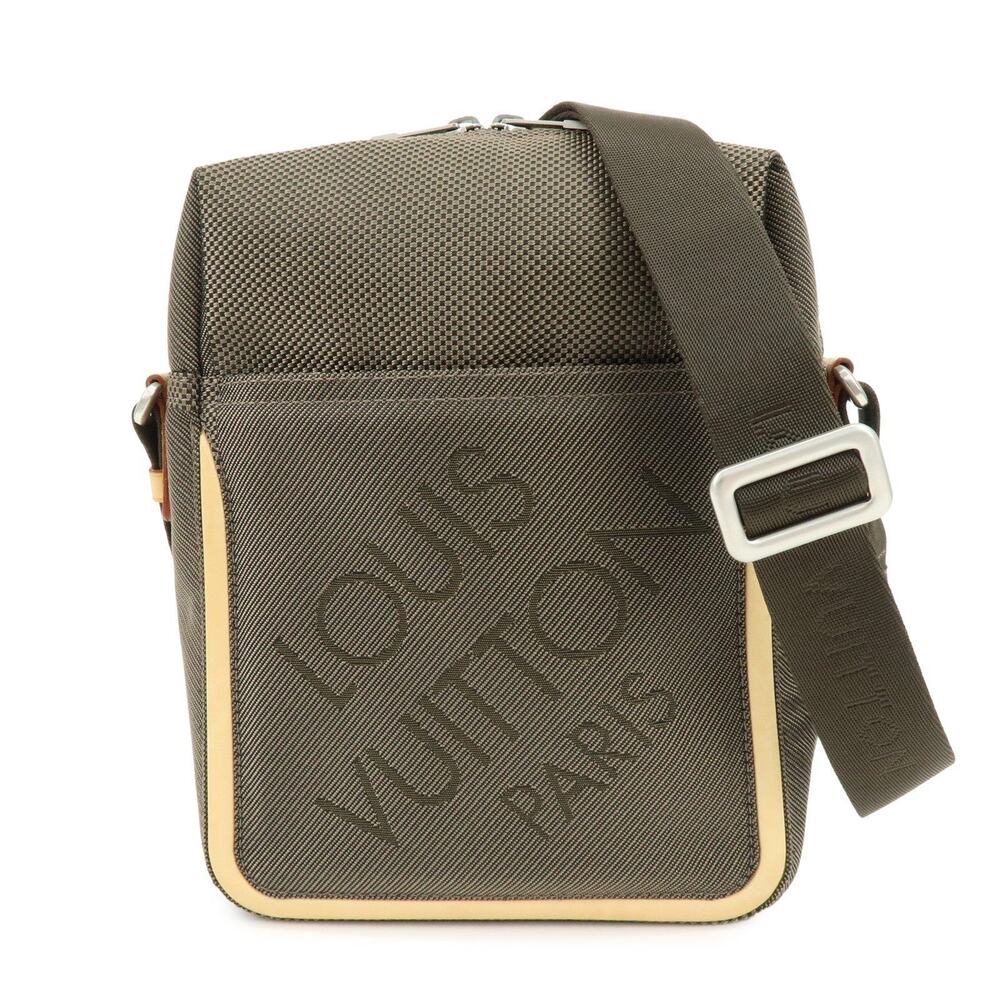 Louis Vuitton Damier Geant Citadin Crossbody Bag Brown
